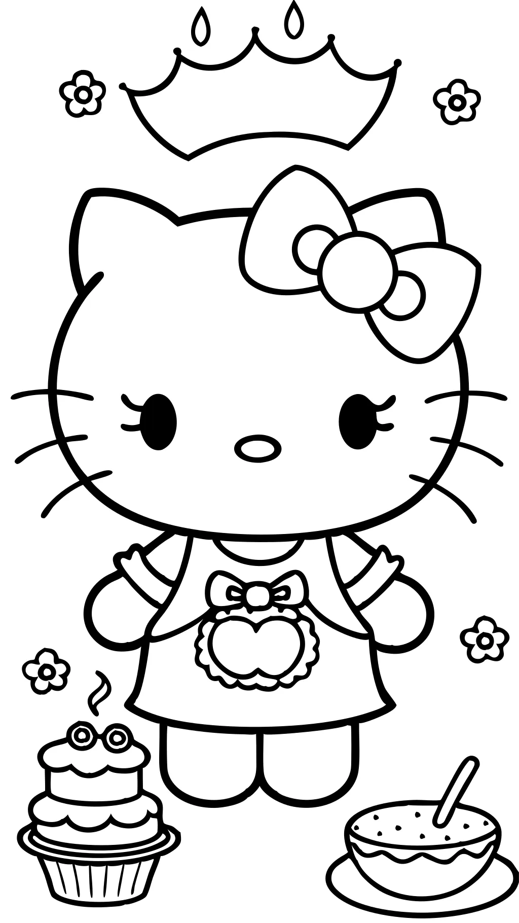 hello kitty printable color pages